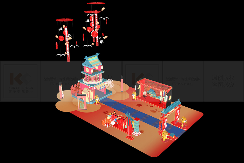 2022虎年新年美陳(攬星計(jì)劃)