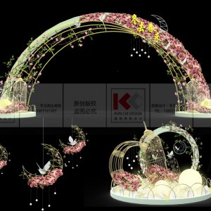 藝術(shù)花藝主題美陳